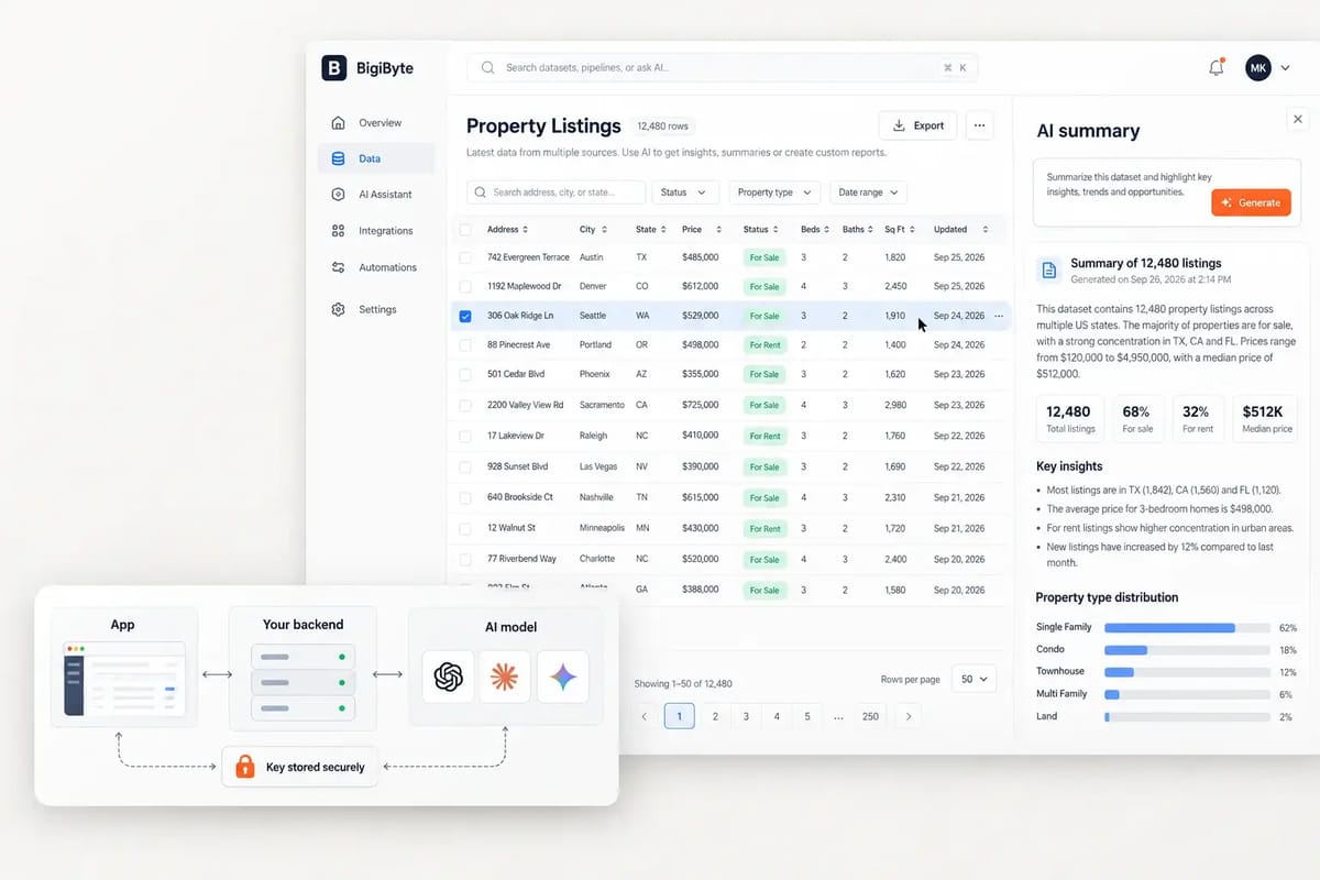 OpenAI, Claude & Gemini integration