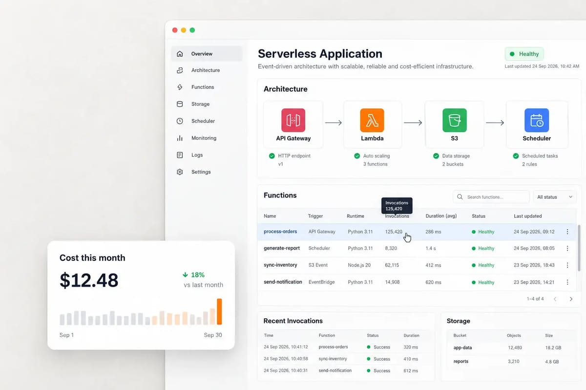 AWS serverless apps