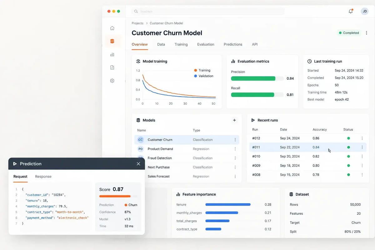 Machine learning models