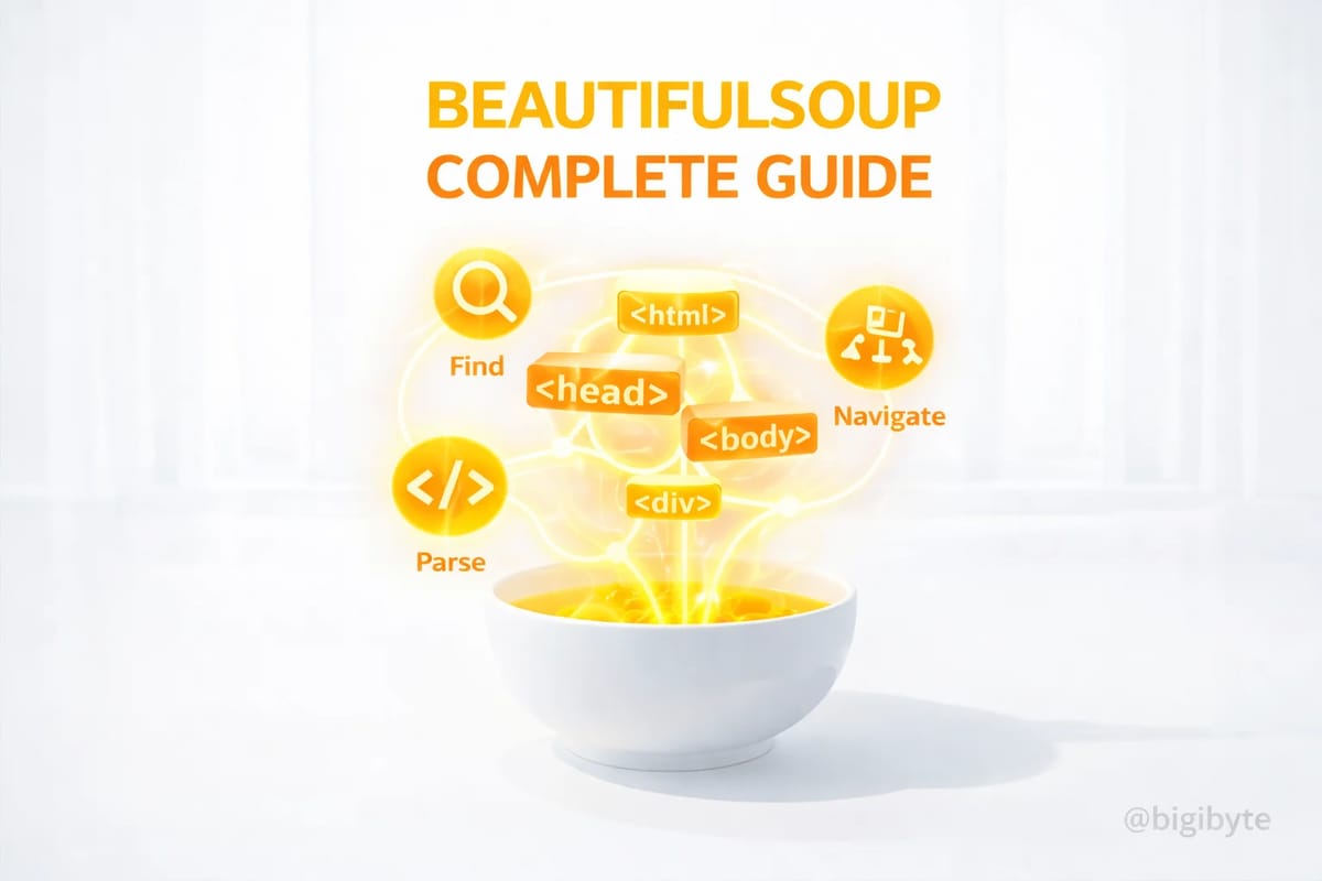 BeautifulSoup Complete Guide: Parse, Navigate, Extract