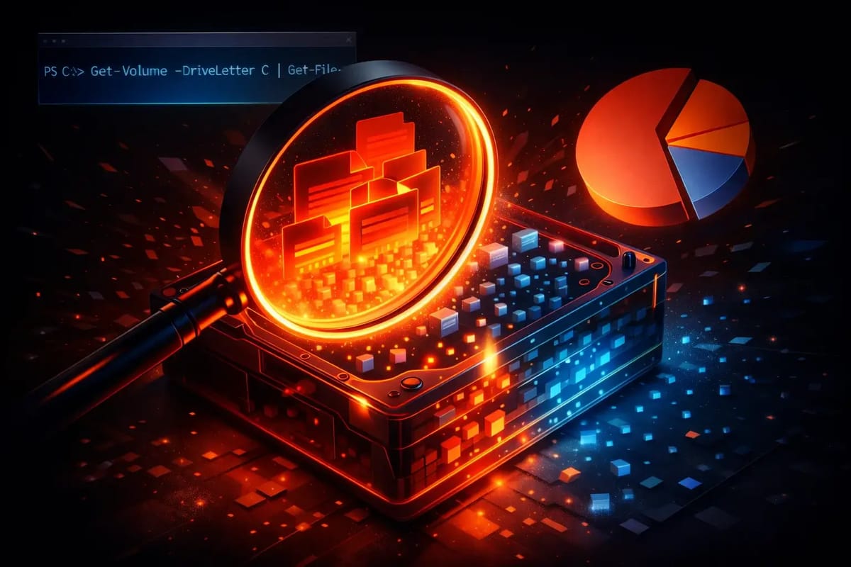 Find Large Files Eating Your Disk Space with CMD