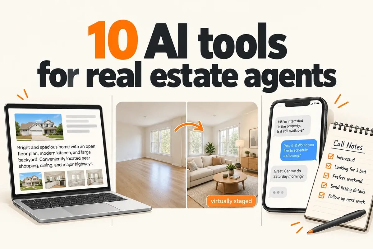AI tools for real estate agents: 10 picks for 2026