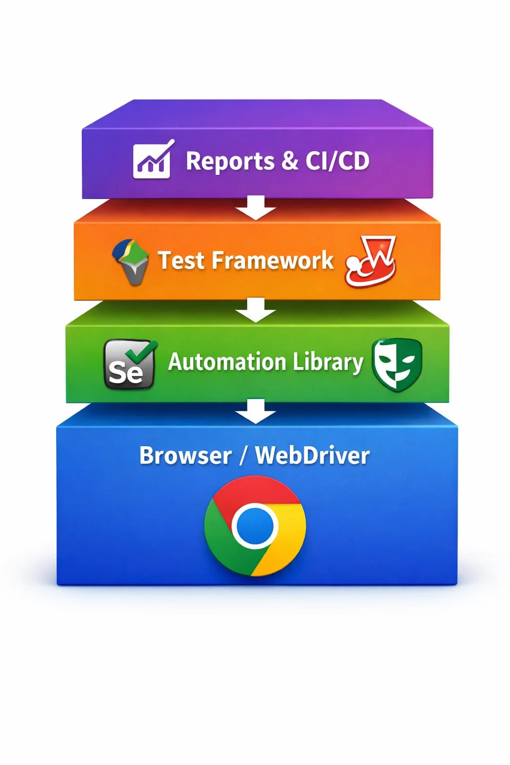 Web Automation Architecture Diagram