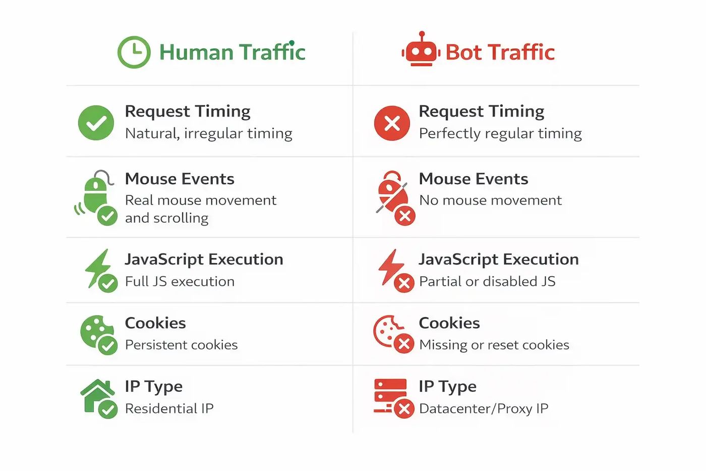 Bot vs Human Traffic Detection