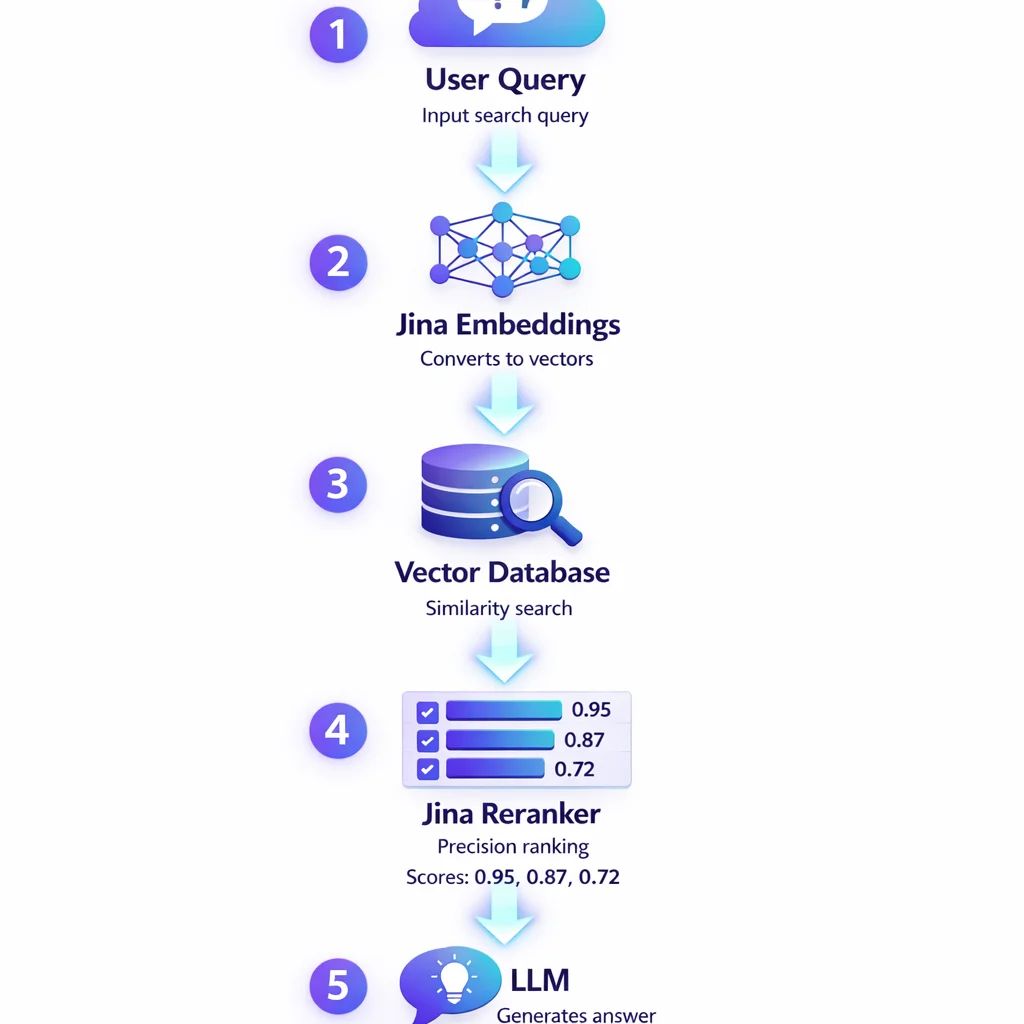 Jina AI RAG Workflow Diagram