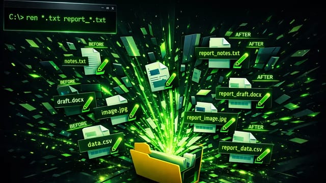Batch Rename Files with CMD: The Complete Guide
