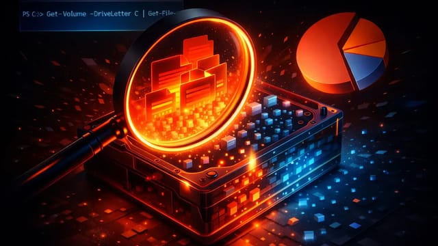 Find Large Files Eating Your Disk Space with CMD