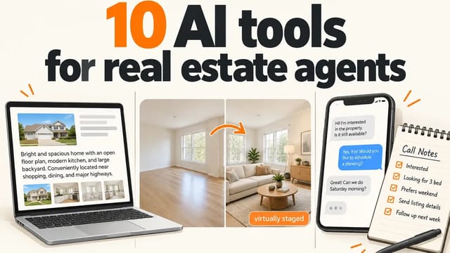 AI tools for real estate agents: 10 picks for 2026