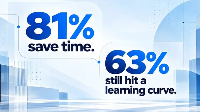 Why Realtors adopt tech: 81% save time, 63% learning curve